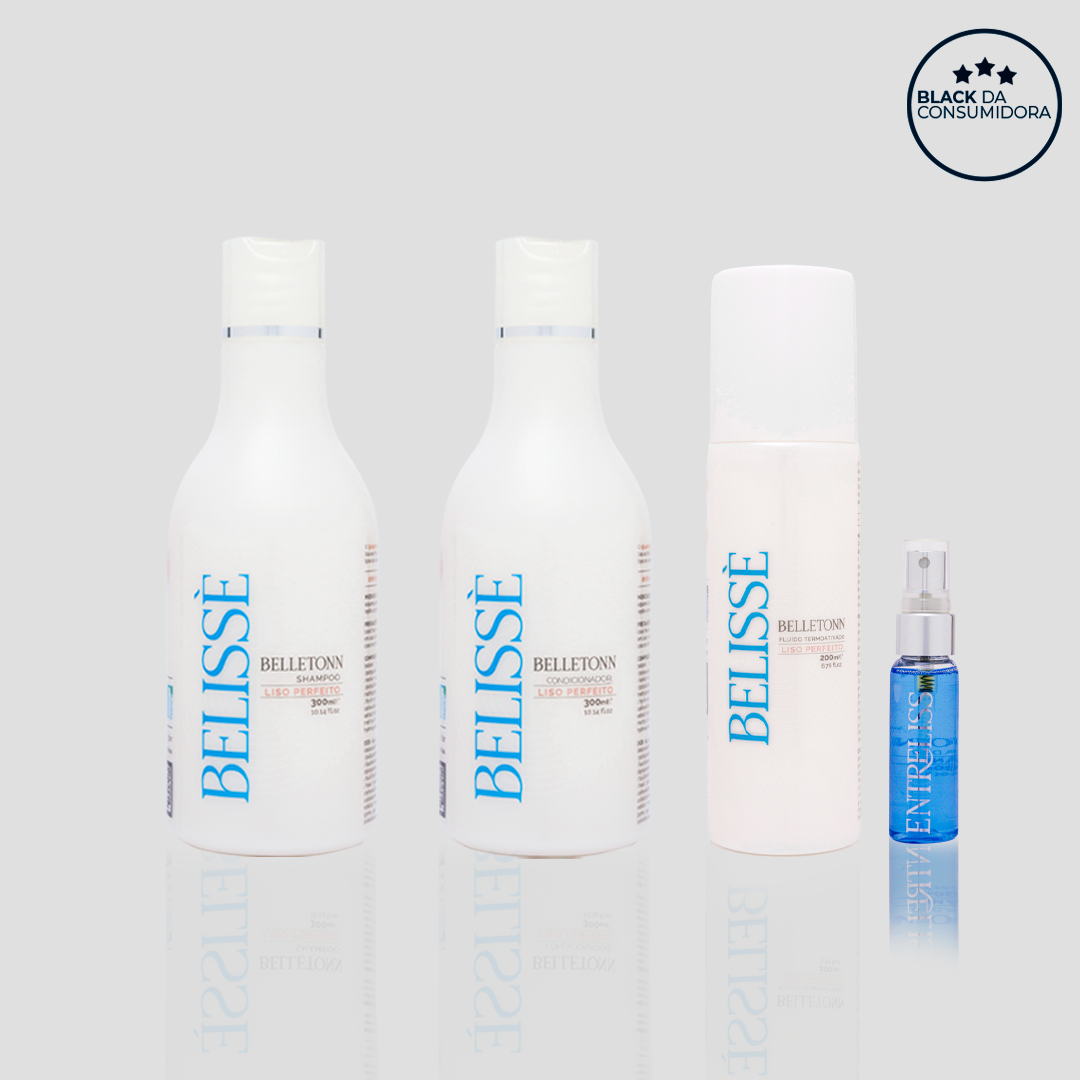 Kit Efeito Liso 300ml + Reparador Entreliss 30ml