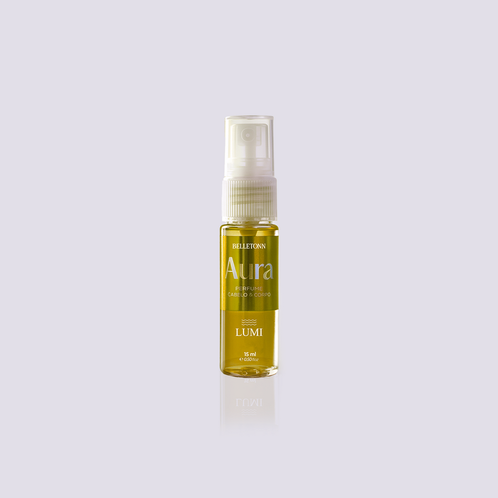 Perfume Cabelo e Corpo Aura Lumi 15ml Brinde - Belletonn Cosméticos