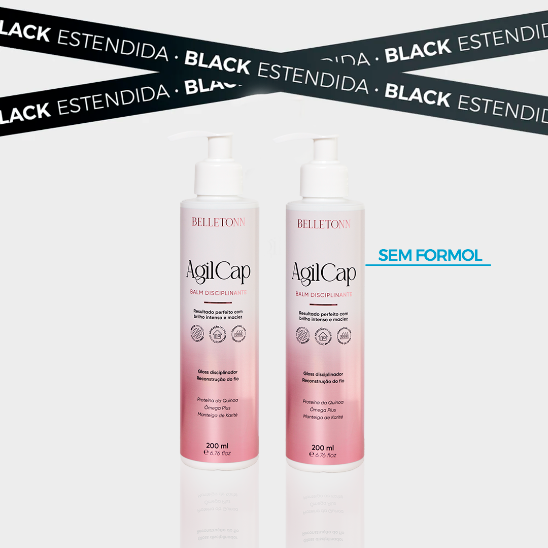 Kit AgilCap Progressiva Vegana 200ml (Sem Formol) 2 Unidades