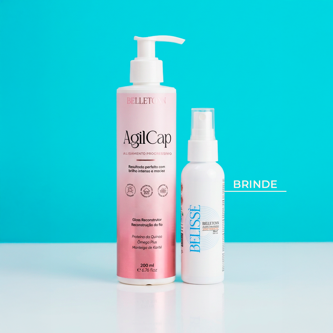 Agilcap Progressiva 200ML + Spray liso dos sonhos 60ml brinde