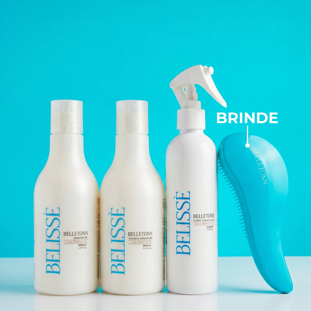 Kit Liso dos Sonhos 300ml + Escova Brinde