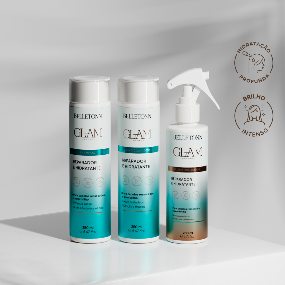 Kit Glam Uso Diário - Belletonn Cosméticos