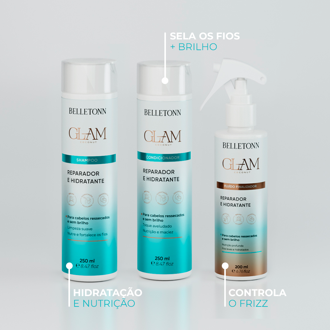 Kit Glam Uso Diário - Belletonn Cosméticos