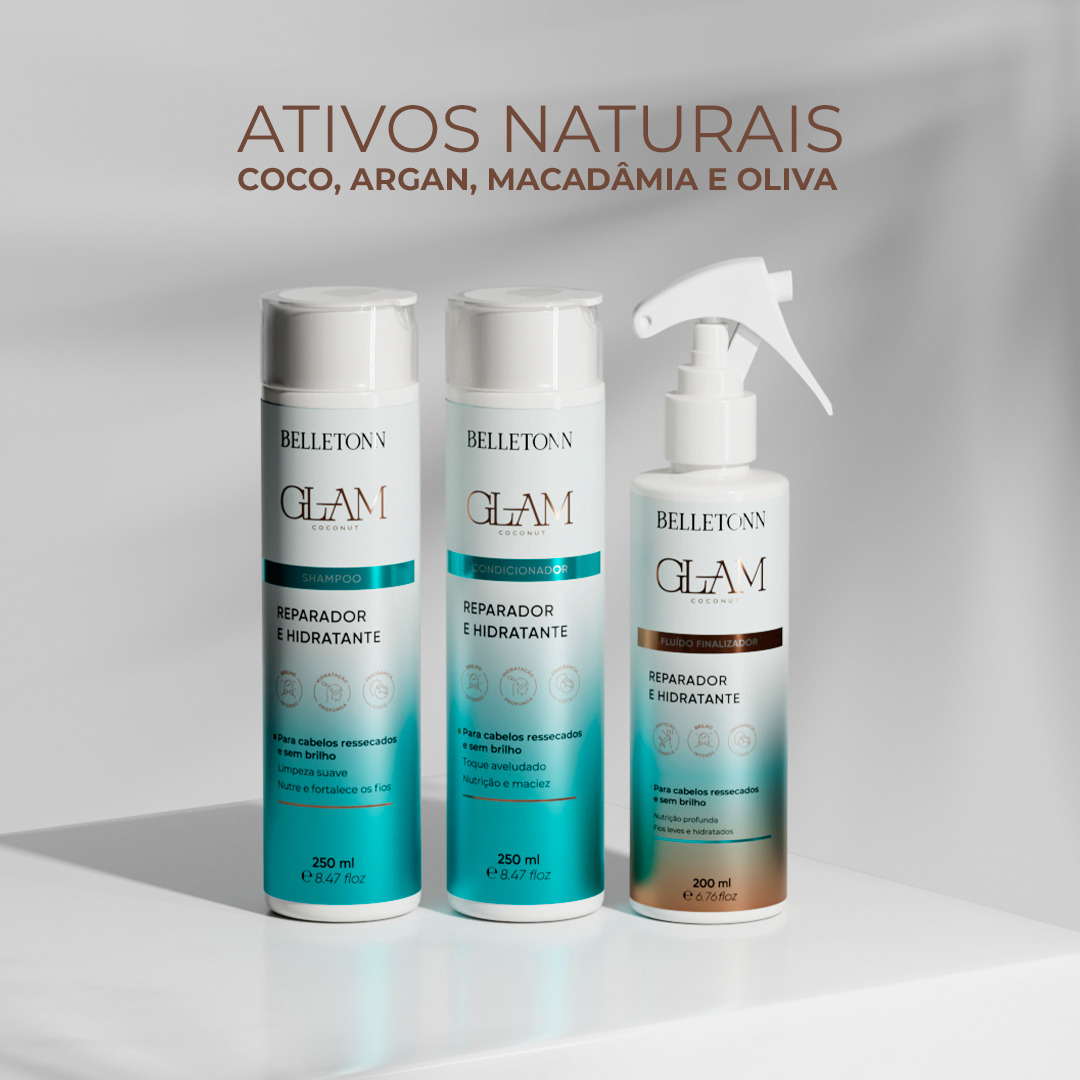 Kit Glam Uso Diário - Belletonn Cosméticos