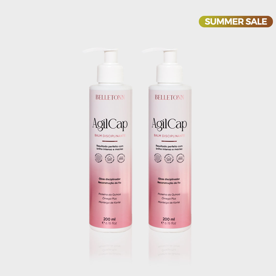 Kit AgilCap Progressiva Vegana 200ml (Sem Formol) 2 Unidades