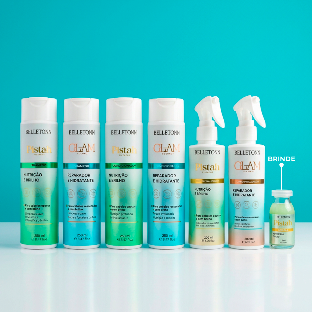 Kit Nutrição + Kit Hidratação + ampola de brinde