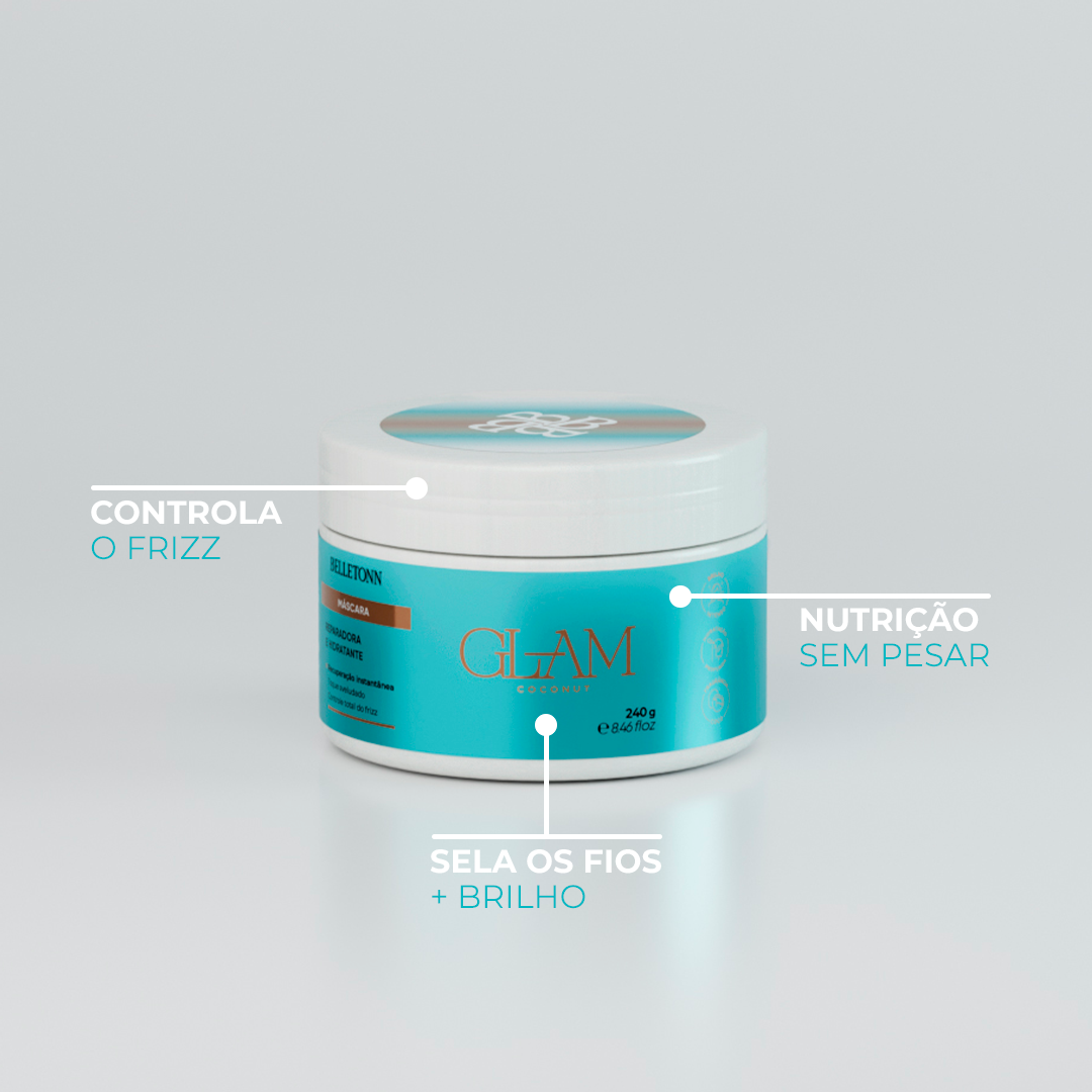 Duo Máscaras Hidratação e Nutrição - Belletonn Cosméticos