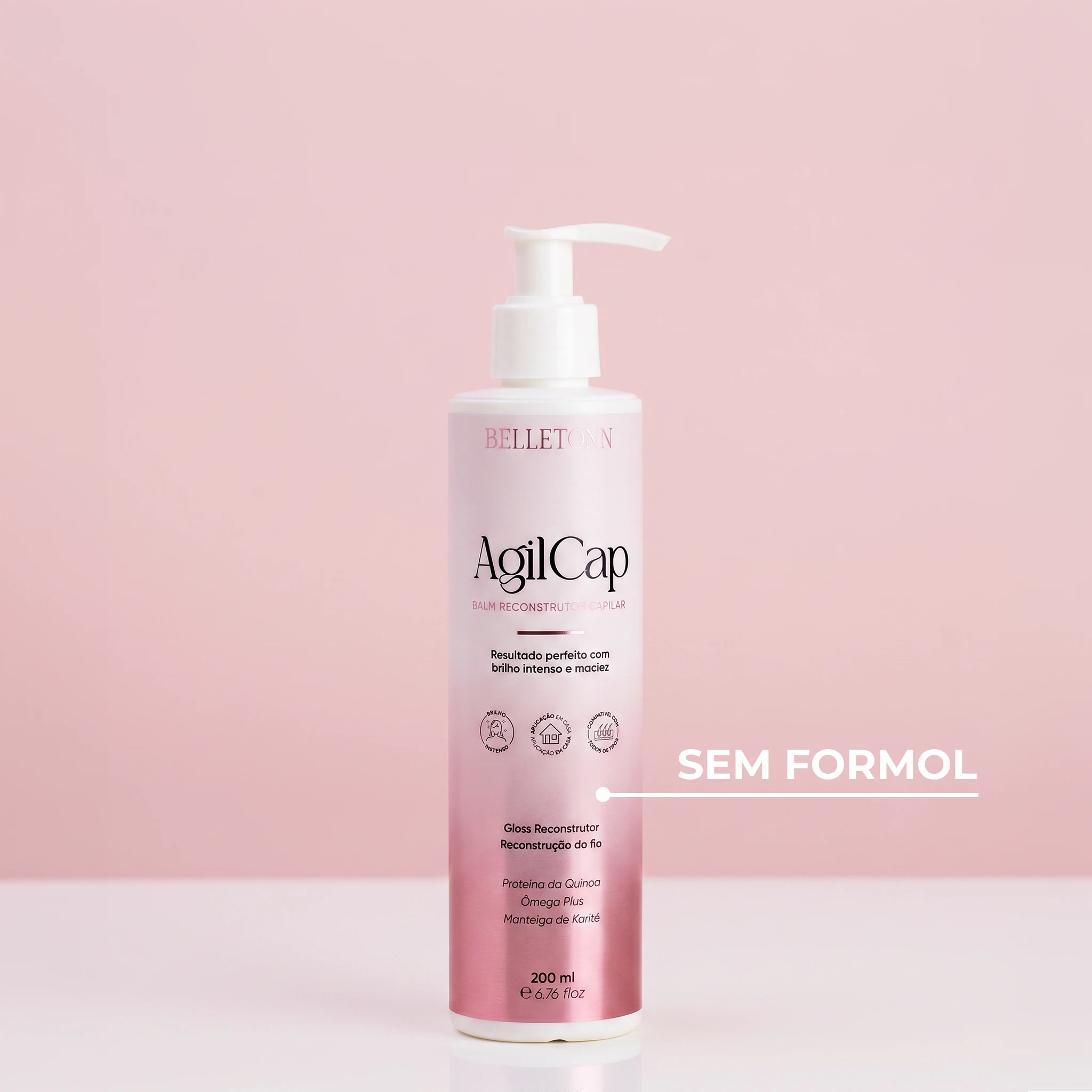 AgilCap Progressiva Vegana 200ml (Sem Formol)