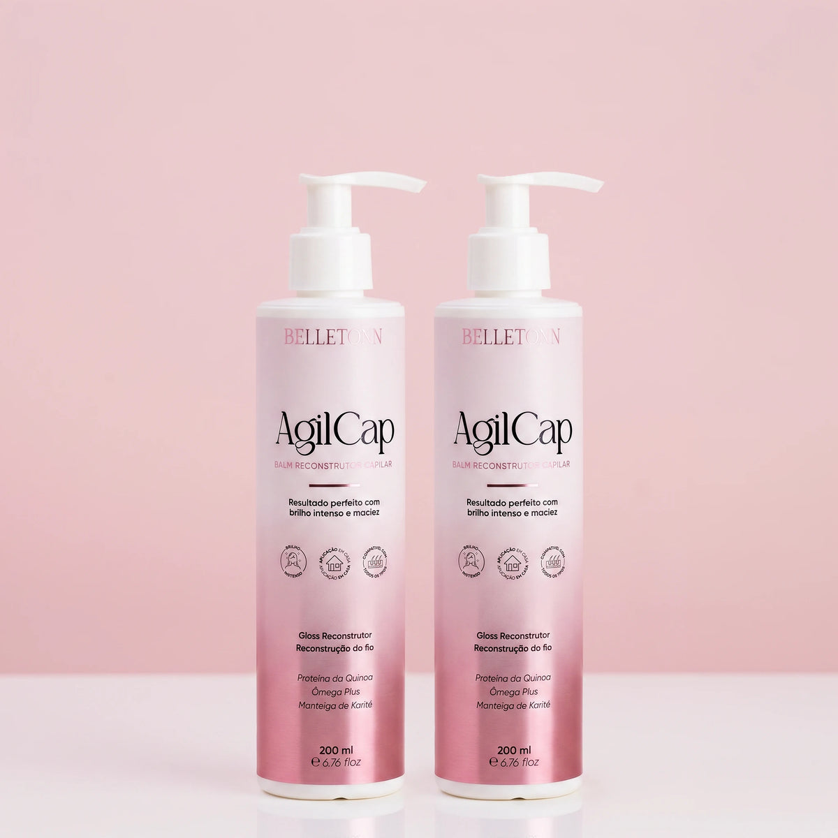 Kit AgilCap Progressiva Vegana 200ml (Sem Formol) 2 Unidades