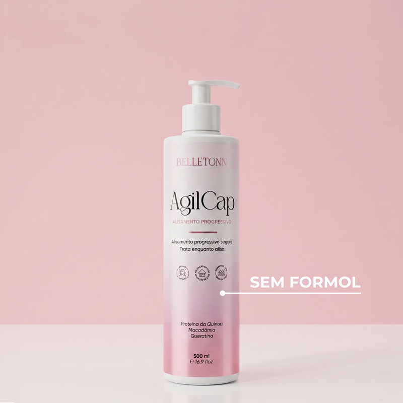 AgilCap Progressiva Vegana 500ml (Sem Formol)