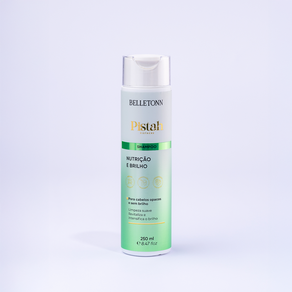 Shampoo Pistache Nutrição e Brilho - Belletonn Cosméticos