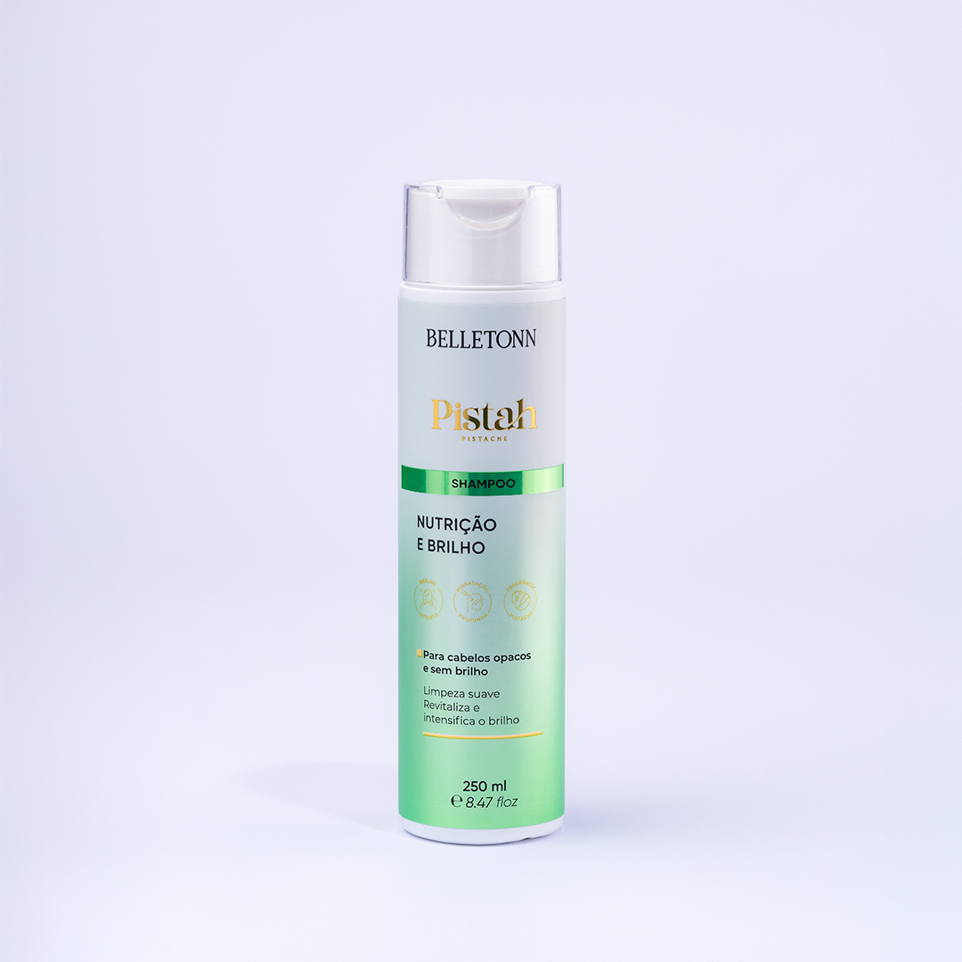 Shampoo Pistache Nutrição e Brilho - Belletonn Cosméticos